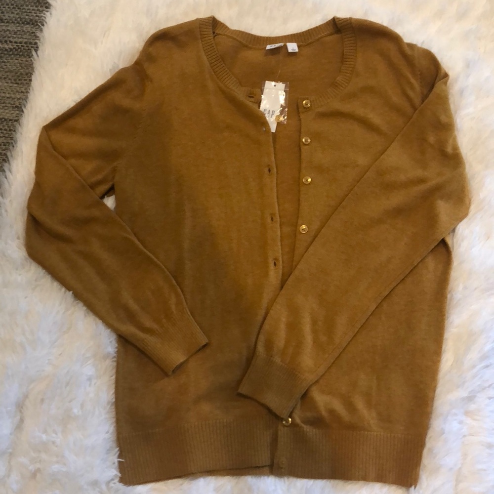 NWT GAP Factory Gold Cardigan